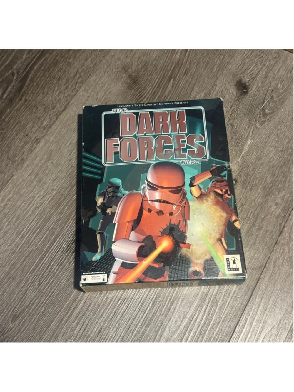Vtg Vintage 1994 LucasArts Star Wars Dark Forces PC Video Game Cib Complete